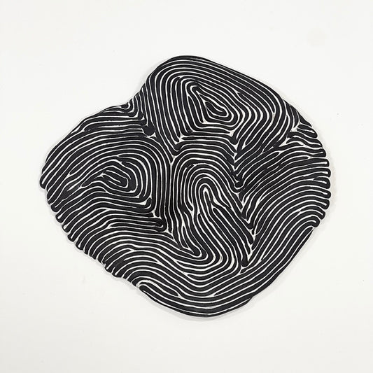 Rootscape wallsculpture black