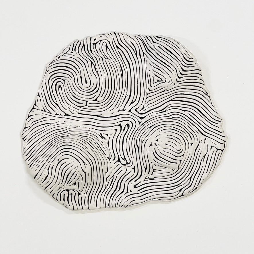 Rootscape wallsculpture white