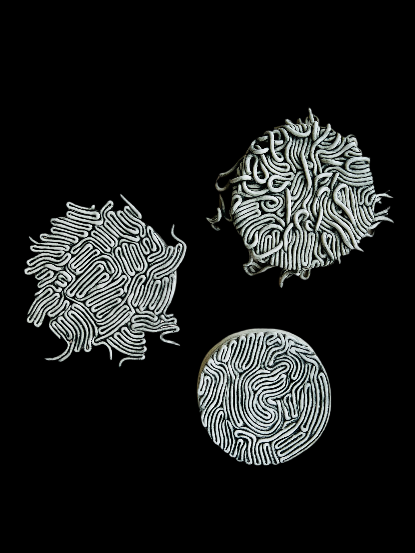 Interrooted ceramic wallsculpture - SOLD