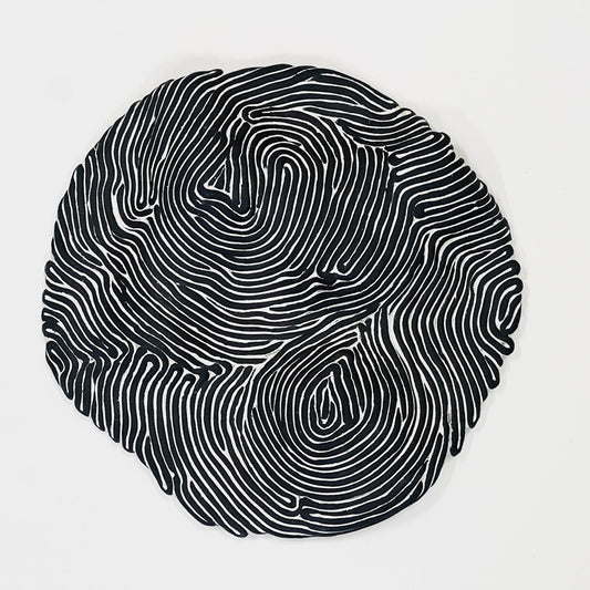 Rootscape wallsculpture black - SOLD