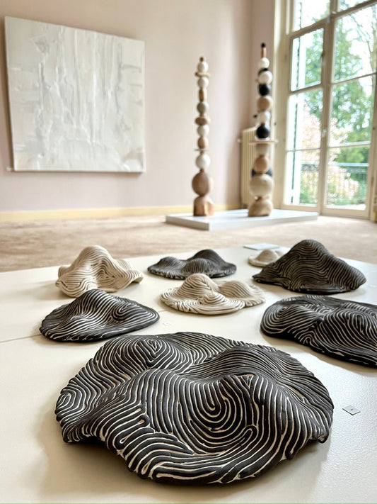 Rootscape wallsculpture black