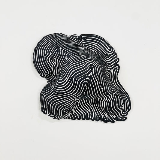 Rootscape wallsculpture black