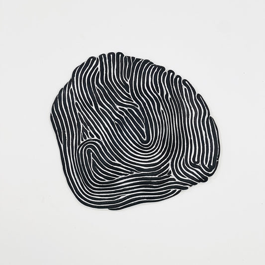 Rootscape wallsculpture black