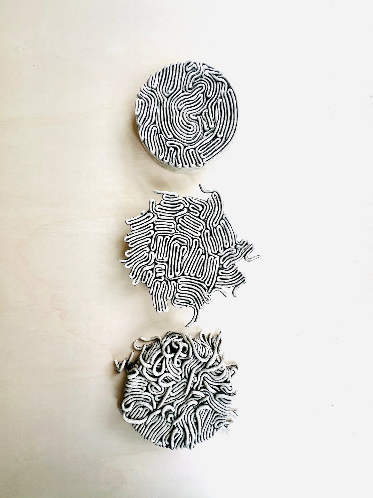 Interrooted ceramic wallsculpture - SOLD