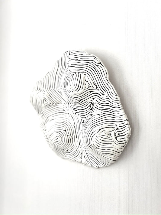 Rootscape wallsculpture white
