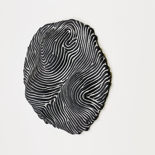 Rootscape wallsculpture black