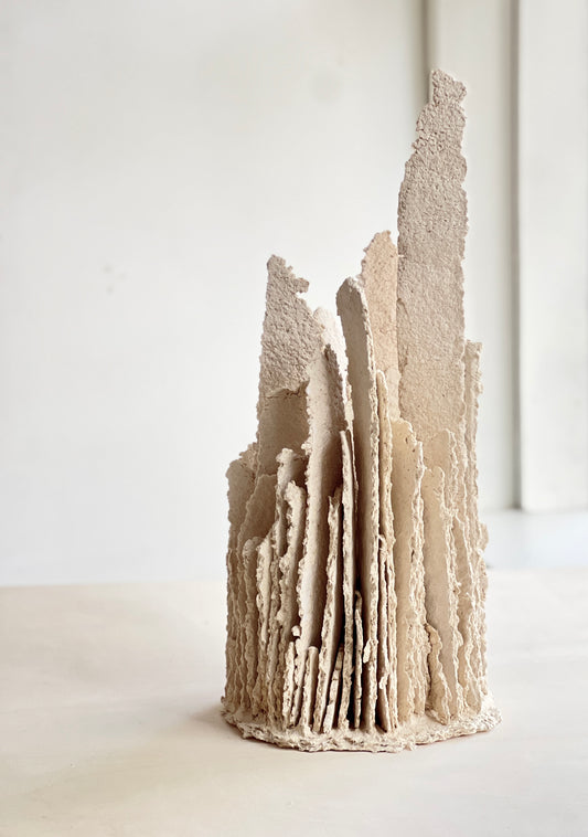 TREEHEART natural paper sculpture