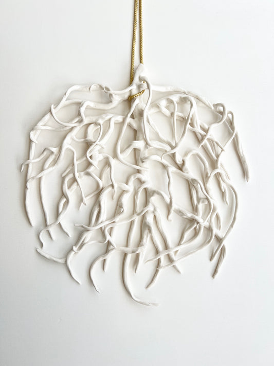 Precious Roots porcelain wall sculpture -SOLD-