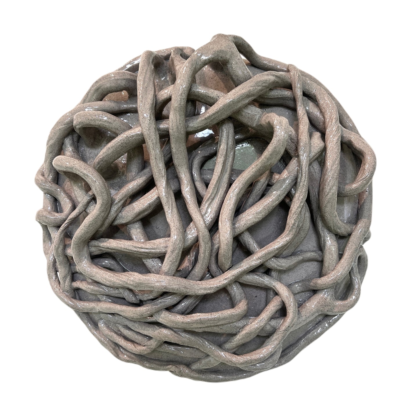 Rootweb wall sculptures grey