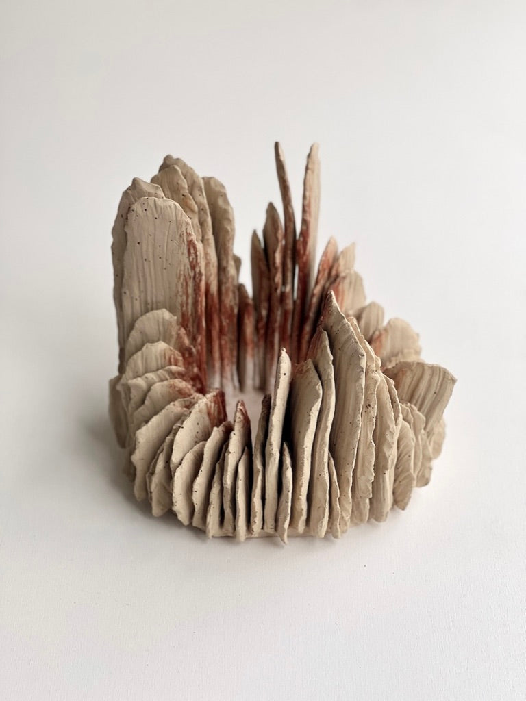TREEHEART natural ceramic forest sculpture -SOLD-