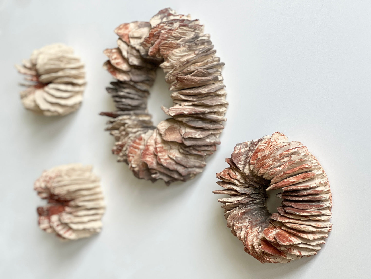 TREEHEART natural ceramic forest wallsculptures -SOLD-