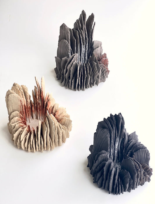 TREEHEART natural ceramic forest sculpture -SOLD-