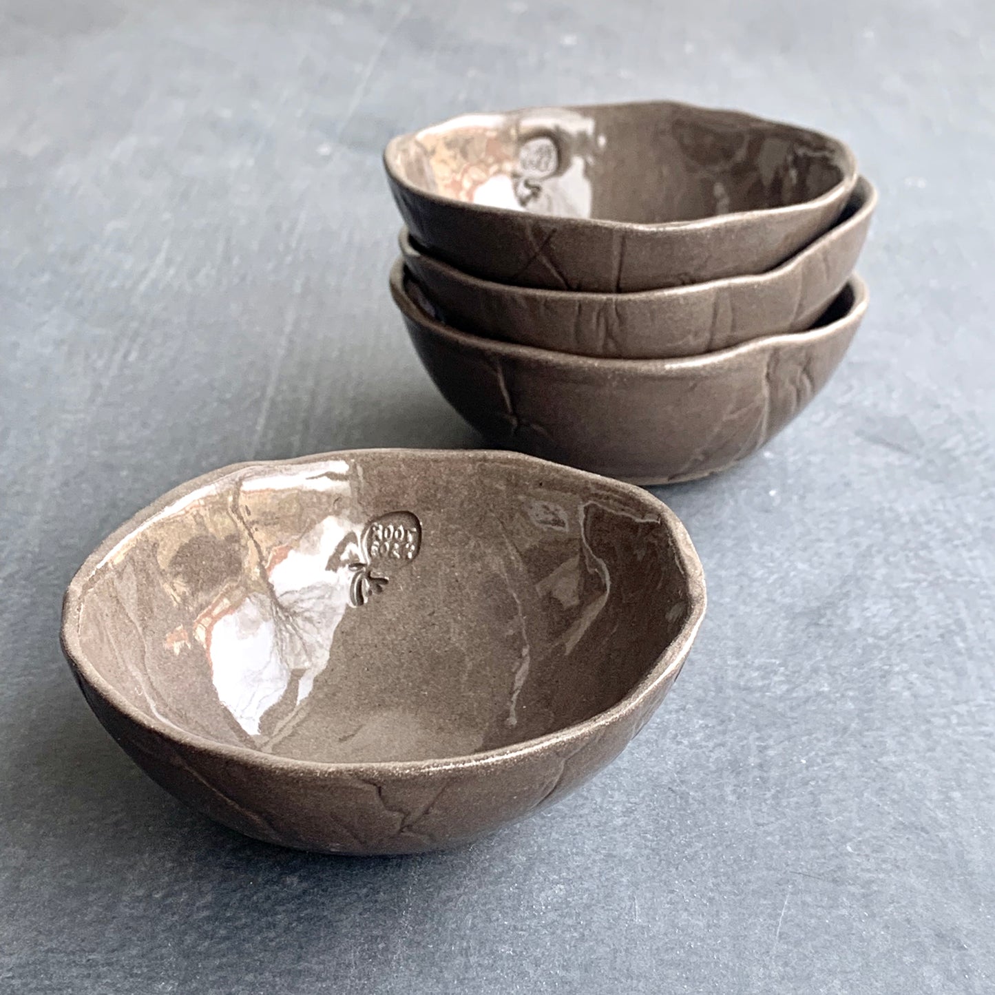 Mini bowl Roots grey-brown