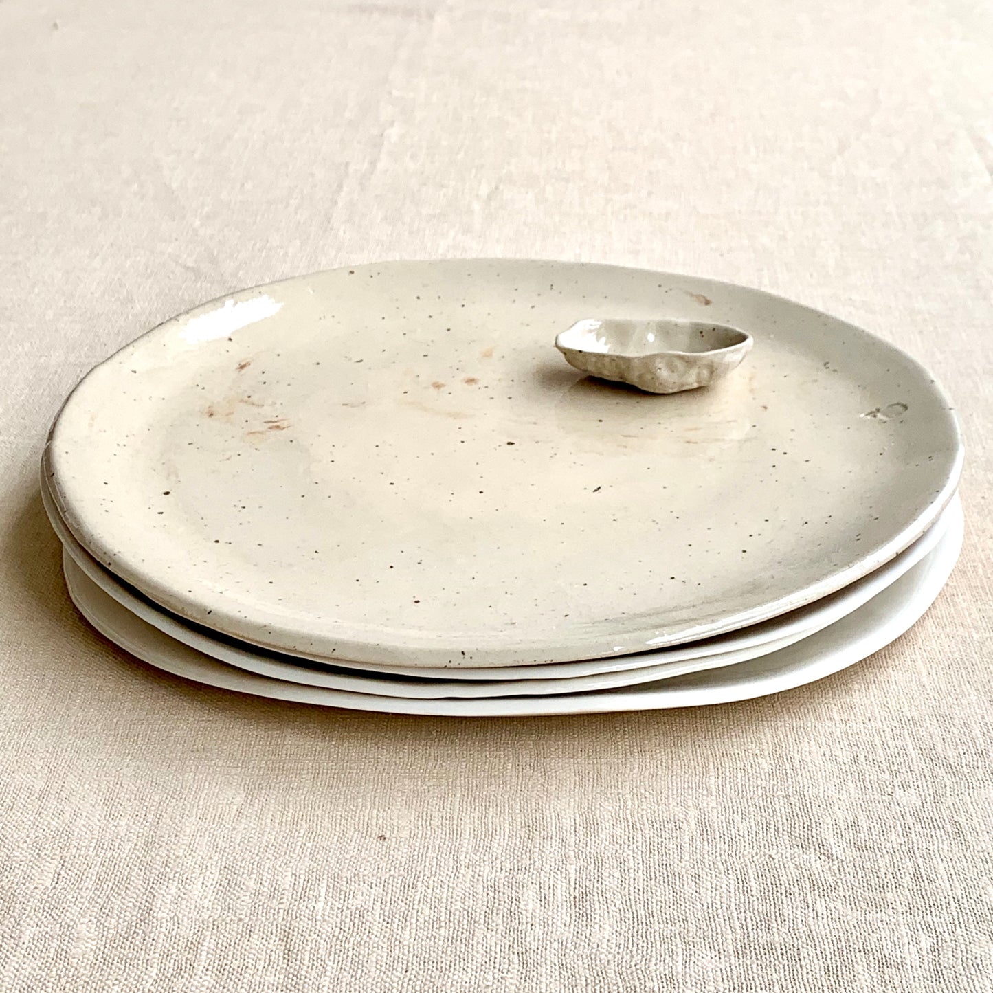 Dinner plate Roots natural