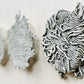 Interrooted ceramic wallsculpture SOLD