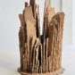 TREEHEART brown paper sculpture