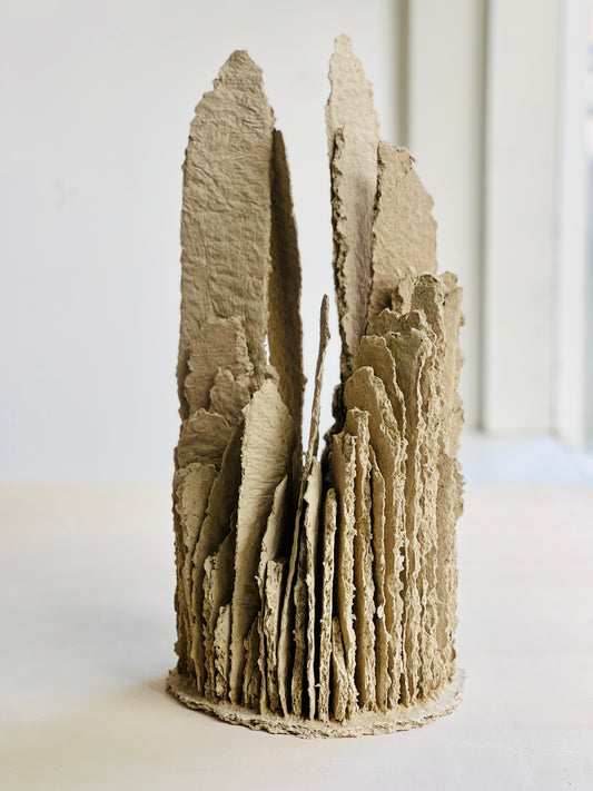 TREEHEART green paper sculpture