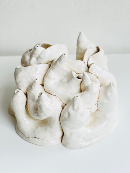 Precious Roots porcelain sculpture