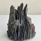 TREEHEART browngrey ceramic forest sculpture
