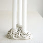 Candleholder Roots medium white